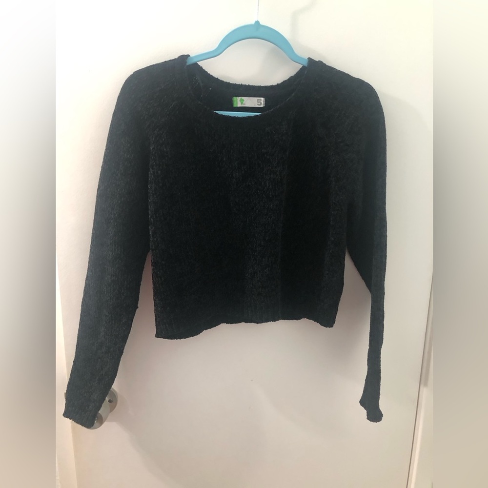 EUC, 18 Forever, Girls Size 10/12, Black Sweater